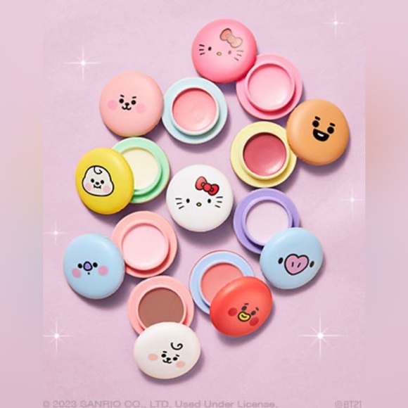NWT Hello Kitty x The Crème Shop Macaron Lip Balm. Flavor: Icing on the cake - Picture 7 of 9